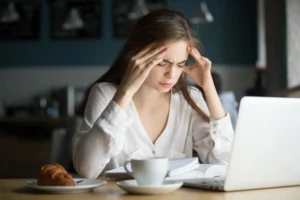 Female Forgetting English Words