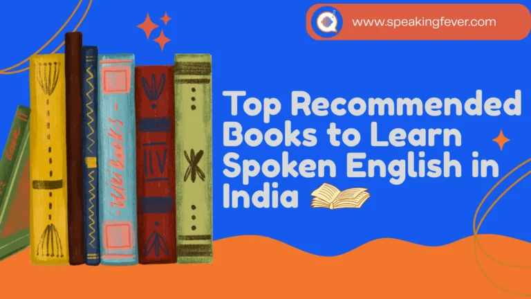 Top Recommended Books to Learn Spoken English in India