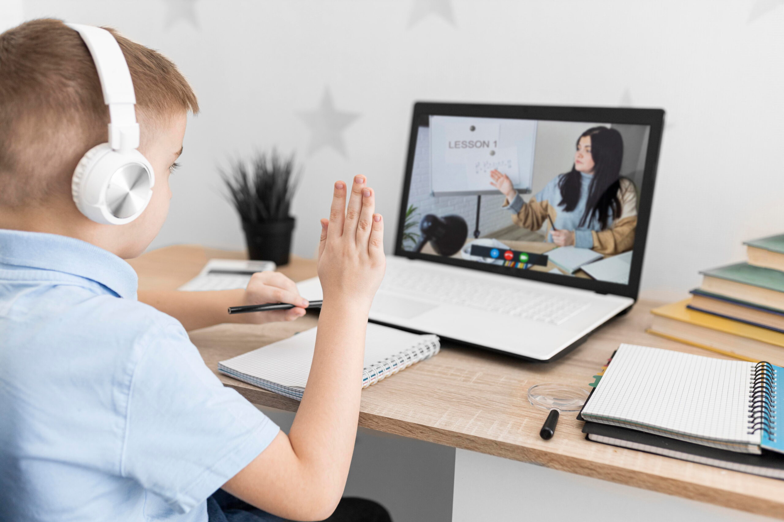 CHILDE ATTENDING SPEAKING FEVER CLASSES