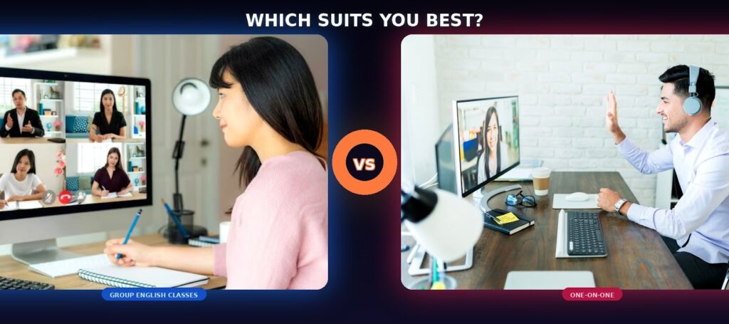 group classes vs 1-on-1 classes