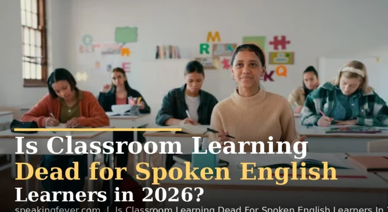 Is classroom learning dead spoken english 2026