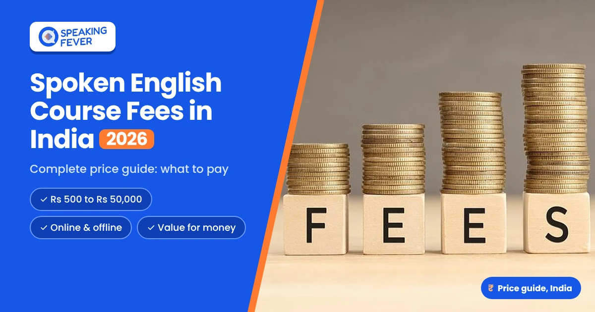 english speaking course fees