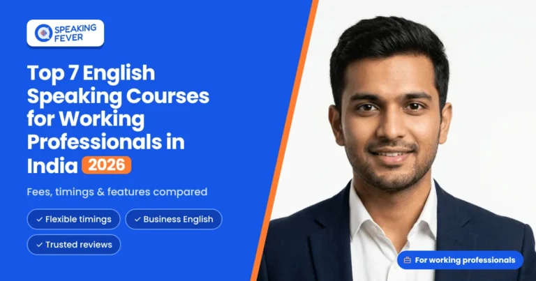 English Speaking Courses for Working Professionals in India