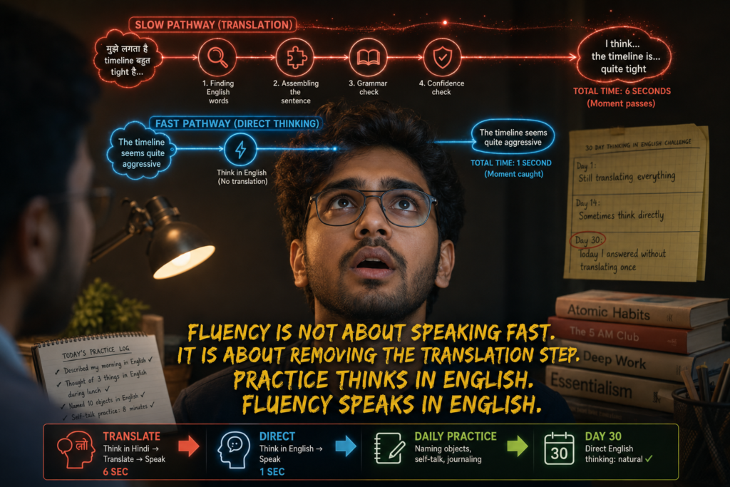 Think in English Instead of Translating