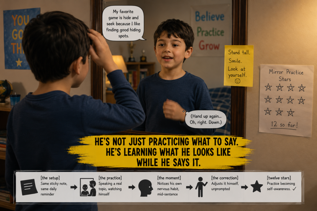 Mirror Speaking Practice