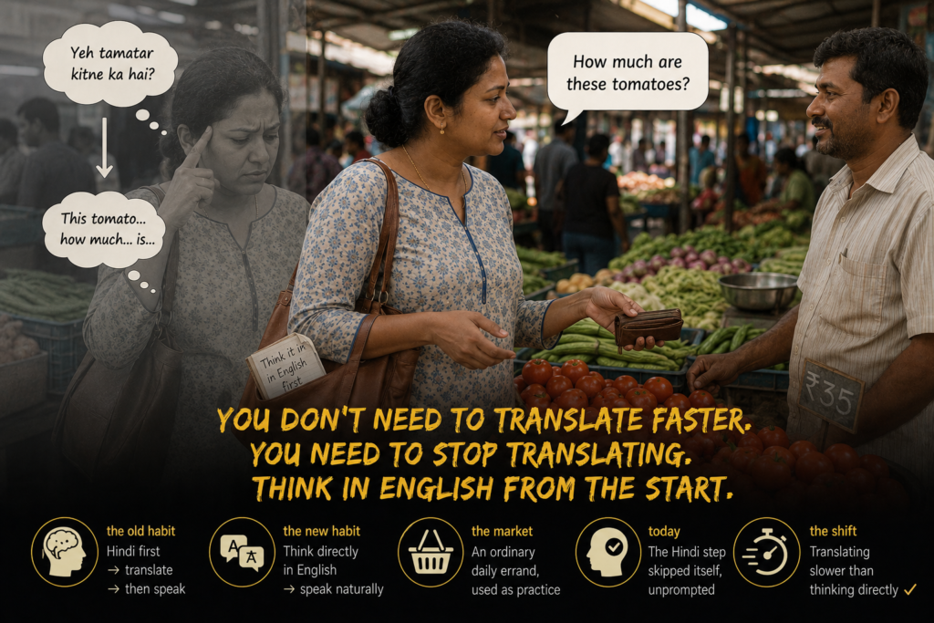 Think in English Instead of Translating