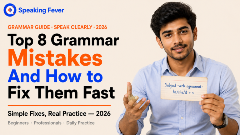 Top 8 Grammar Mistakes English Learners Make (And How to Fix Them Fast)