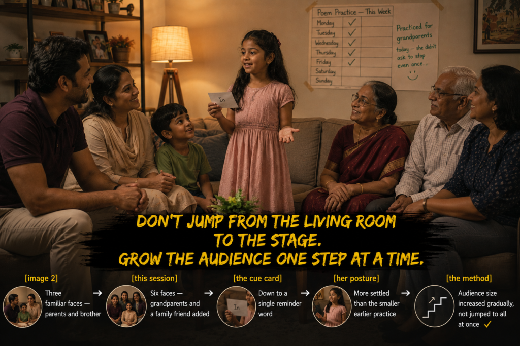Let Children Practice in Front of Small Groups