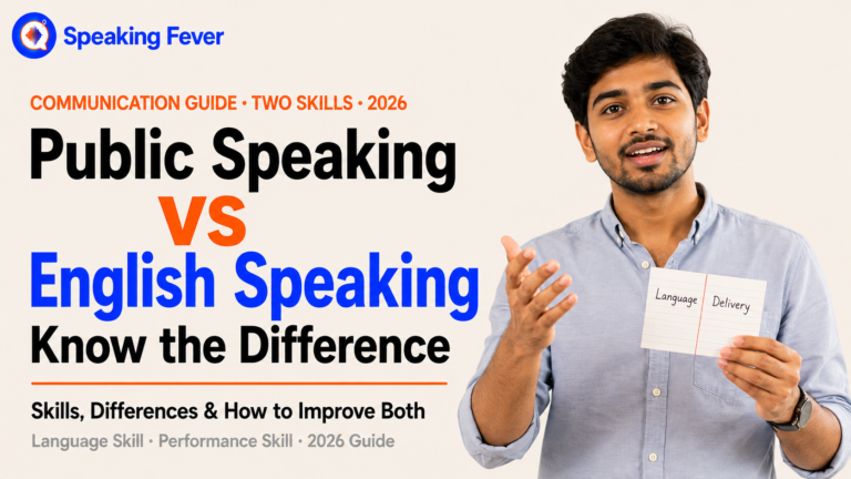public speaking vs english speaking