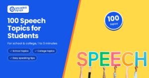 speech topics for students